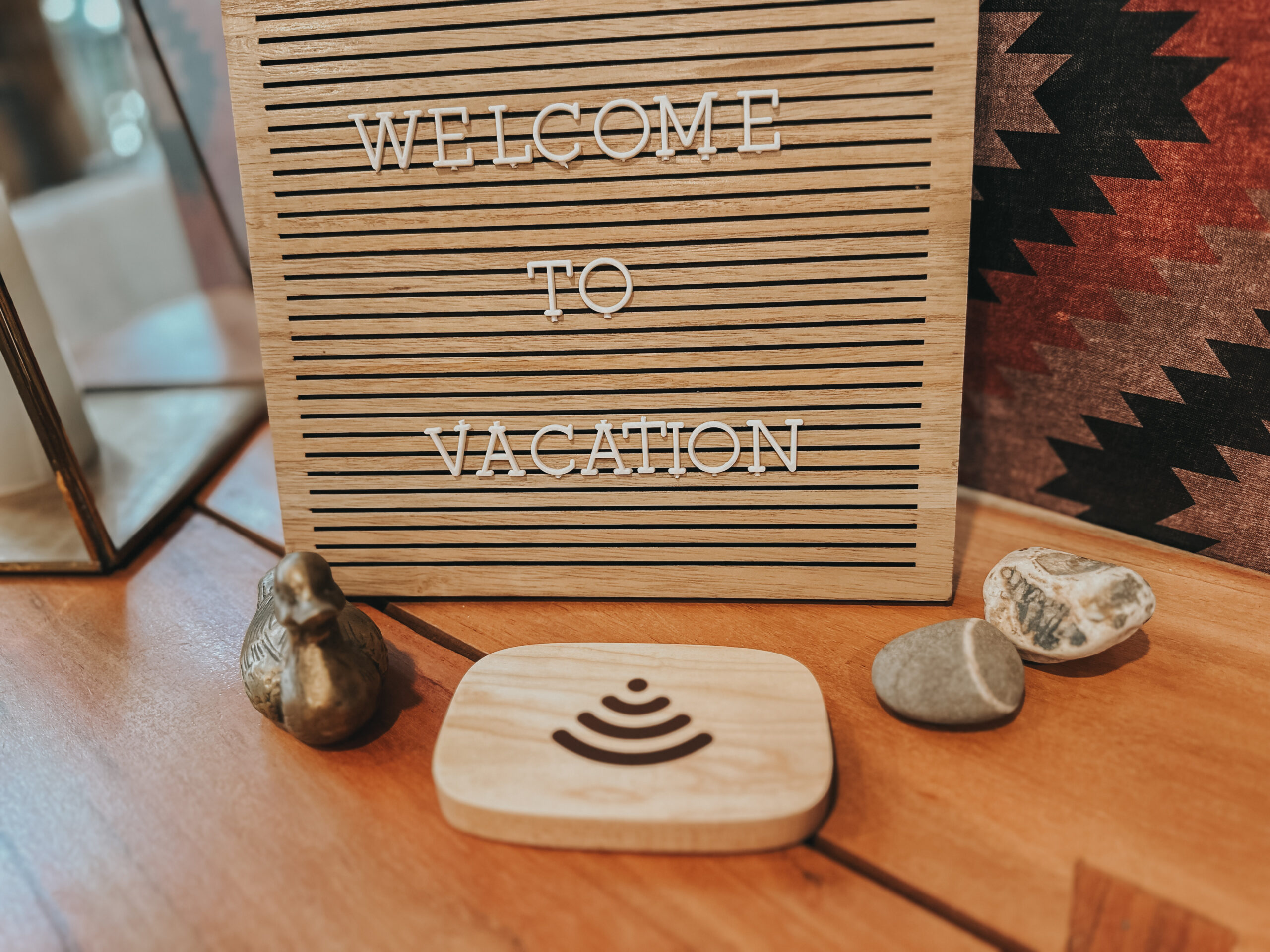 The most requested item in my short-term rental is the wifi porter by Ten One Designs